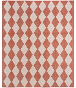 Nourison Positano Terracotta POS04 7 ft. X 10 ft. Rect. Rug