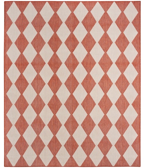 Nourison Positano Terracotta POS04 7 ft. X 10 ft. Rect. Rug