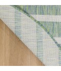 Nourison Positano Blue Green Ivory POS03 6 ft. X Round Rug