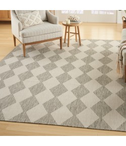 Nourison Positano Light Grey POS04 5 ft. X 7 ft. Rect. Rug