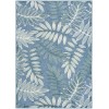 Nourison Aloha Blue ALH18 5 ft. 3 in. X 7 ft. 5 in. Rect. Rug