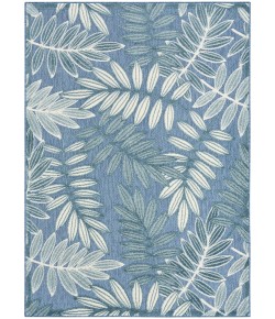 Nourison Aloha Blue ALH18 5 ft. 3 in. X 7 ft. 5 in. Rect. Rug