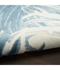 Nourison Aloha Ivory Blue ALH43 3 ft. 6 in. X 5 ft. 6 in. Rect. Rug