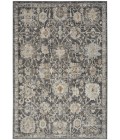 Nourison Oushak Home Charcoal OUS01 6 ft. X 9 ft. Rect. Rug