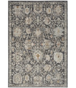 Nourison Oushak Home Charcoal OUS01 6 ft. X 9 ft. Rect. Rug