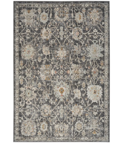 Nourison Oushak Home Charcoal OUS01 6 ft. X 9 ft. Rect. Rug