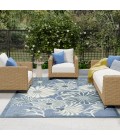 Nourison Aloha Blue ALH33 7 ft. 10 in. X 10 ft. 6 in. Rect. Rug