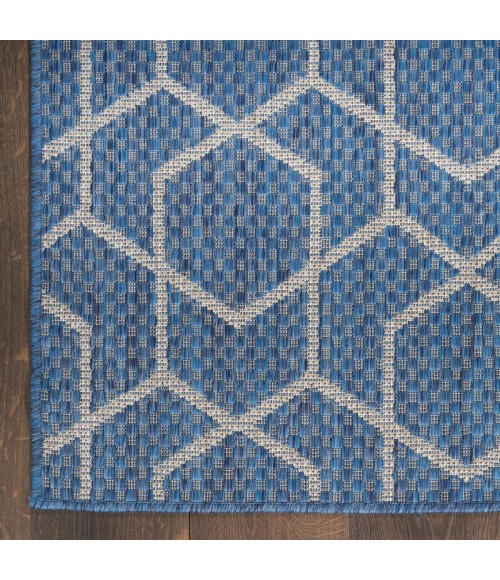 Nourison Horizon Indoor/Outdoor Denim HOZ01 8 ft. X 10 ft. Rect. Rug