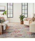 Nourison Nourison Washables Cream Multicolor NWB06 9 ft. 2 in. X 12 ft. Rect. Rug