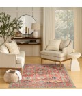 Nourison Vintage Washables Rust Multicolor VWS12 5 ft. 3 in. X 7 ft. 3 in. Rect. Rug
