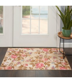 Nourison Water Colors Beige WCL75 2 ft. 3 in. x 3 ft. 9 in. Rect. Rug