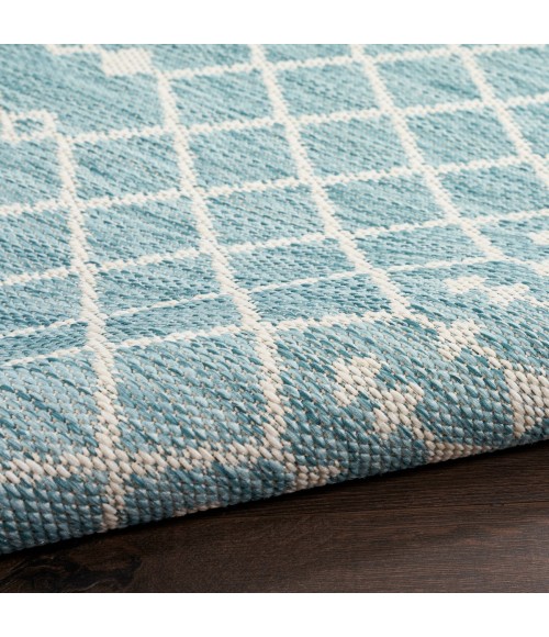Nourison Positano Aqua POS02 4 ft. X 6 ft. Rect. Rug