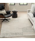 Nourison Cozy Modern Ivory Black Rug CMD02 5 ft. 3 in. X 7 ft. Rect. - Rugs Town Nourison Cozy Modern Ivory Black CMD02 5 ft. 3 in. X 7 ft. Rect. Rug