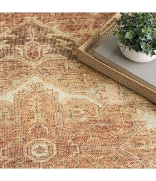 Nourison Vintage Washables Gold VWS14 5 ft. 3 in. X 7 ft. 3 in. Rect. Rug