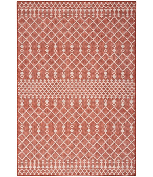 Nourison Positano Terracotta POS02 5 ft. X 7 ft. Rect. Rug