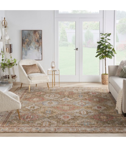 Nourison Petra Green PTR01 9 ft. 3 in. X 12 ft. 7 in. Rect. Rug