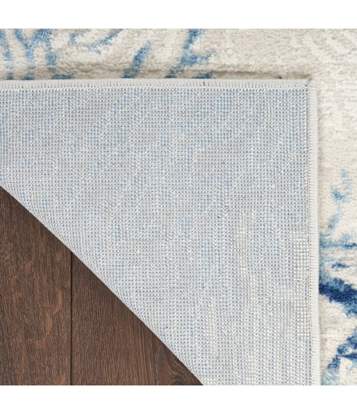Nourison Pompeii Ivory Grey Blue PMP04 4 ft. X 6 ft. Rect. Rug