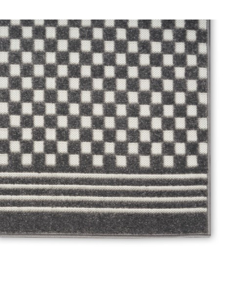 Nourison Casual Grey CSU02 3 ft. 11 in. X 5 ft. 11 in. Rect. Rug