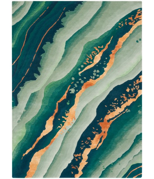 Nourison Prismatic Emerald Rug PRS30 4 ft. X 6 ft. Rect. - Rugs Town Nourison Prismatic Emerald PRS30 4 ft. X 6 ft. Rect. Rug