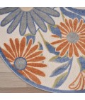 Nourison Aloha Beige Multicolor Rug ALH33 5 ft. 3 in. X Round - Rugs Town Nourison Aloha Beige Multicolor ALH33 5 ft. 3 in. X Round Rug