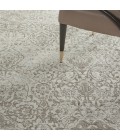 Nourison Damask White DAS06 8 ft. x 10 ft. Rect. Rug
