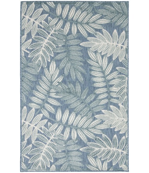 Nourison Aloha Blue ALH18 2 ft. 8 in. X 4 ft. Rect. Rug