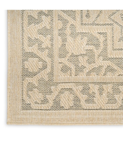 Nourison Tulum Taupe Olive TLM05 10 ft. X 14 ft. Rect. Rug