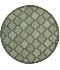 Nourison Easy Care Green NES01 6 ft. X Round Rug
