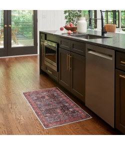 Nourison Brilliance Machine Washable Navy Brick WSB02 2 ft. X 3 ft. 9 in. Rect. Rug