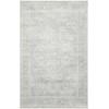 Nourison Astra Machine Washable Light Grey ASW11 3 ft. 3 in. X 5 ft. Rect. Rug