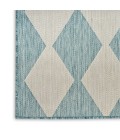 Nourison Positano Aqua POS04 10 ft. X 14 ft. Rect. Rug