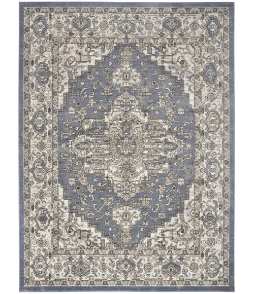 Nourison Concerto Blue CNC05 3 ft. 9 in. X 5 ft. 9 in. Rect. Rug
