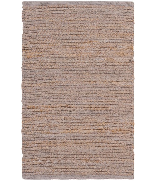 Nourison Natural Jute Grey NJT01 2 ft. X 3 ft. Rect. Rug