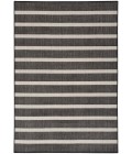 Nourison Positano Black Ivory POS03 5 ft. X 7 ft. Rect. Rug