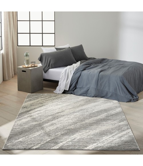 Calvin Klein CK011 Verdant Ivory Grey VRD02 5 ft. X 7 ft. Rect. Rug