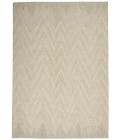Nourison Interlock Ivory/Grey ITL04 5 ft. X 8 ft. Rect. Rug