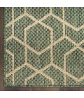 Nourison Horizon Indoor/Outdoor Green HOZ01 2 ft. 2 in. X 8 ft. Rect. Rug
