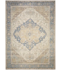 Nourison Vintage Washables Blue Green VWS13 4 ft. X 6 ft. Rect. Rug