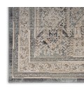 Nourison Nyle Ivory Charcoal NYE01 2 ft. 3 in. X 10 ft. Rect. Rug