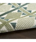 Nourison Nordic Green Blue NRC06 5 ft. X 7 ft. Rect. Rug