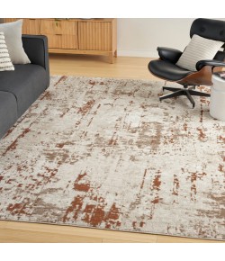 Nourison Concerto Ivory Rust CNC01 5 ft. 3 in. X 7 ft. 3 in. Rect. Rug
