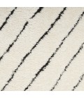 Nourison Cozy Modern Ivory Black Rug CMD01 5 ft. 3 in. X 7 ft. Rect. - Rugs Town Nourison Cozy Modern Ivory Black CMD01 5 ft. 3 in. X 7 ft. Rect. Rug