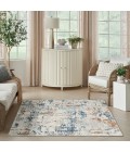 Nourison Concerto Beige Blue Rust CNC01 3 ft. 9 in. X 5 ft. 9 in. Rect. Rug