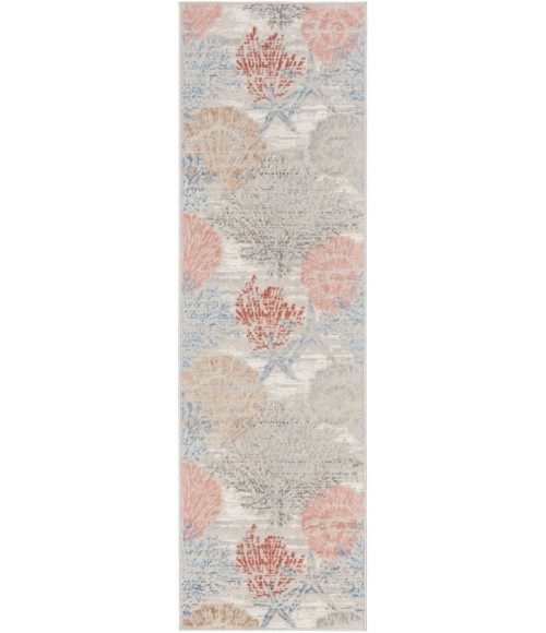 Nourison Pompeii Multicolor PMP04 2 ft. 3 in. X 7 ft. 6 in. Rect. Rug