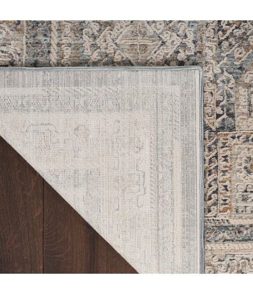 Nourison Nyle Ivory Charcoal Rug NYE01 2 ft. 3 in. X 8 ft. Rect. - Rugs Town Nourison Nyle Ivory Charcoal NYE01 2 ft. 3 in. X 8 ft. Rect. Rug