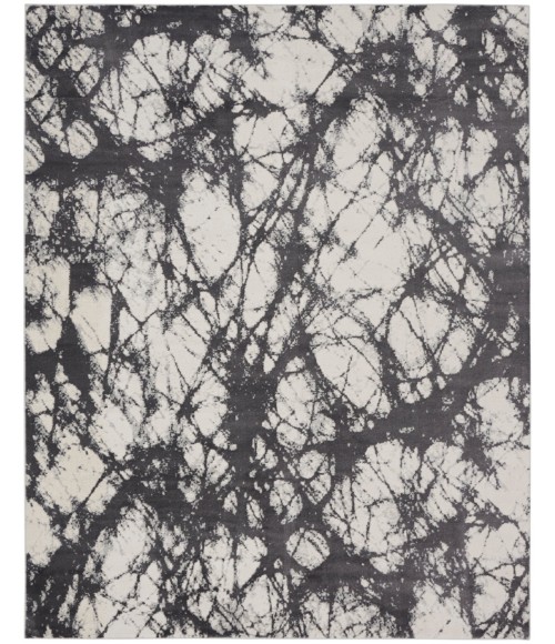 Calvin Klein CK011 Verdant Ivory Charcoal VRD05 8 ft. X 10 ft. Rect. Rug