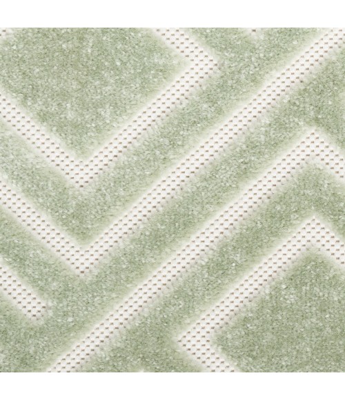 Nourison Casual Green CSU03 3 ft. 11 in. X 5 ft. 11 in. Rect. Rug