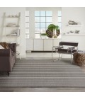 Nourison Positano Charcoal Ivory POS03 8 ft. X 10 ft. Rect. Rug