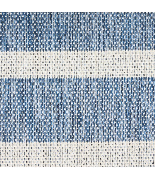 Nourison Positano Navy Ivory POS03 8 ft. X 10 ft. Rect. Rug