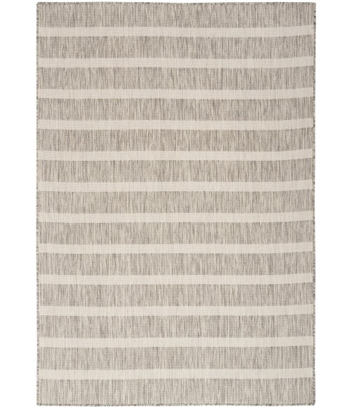 Nourison Positano Grey Ivory POS03 4 ft. X 6 ft. Rect. Rug